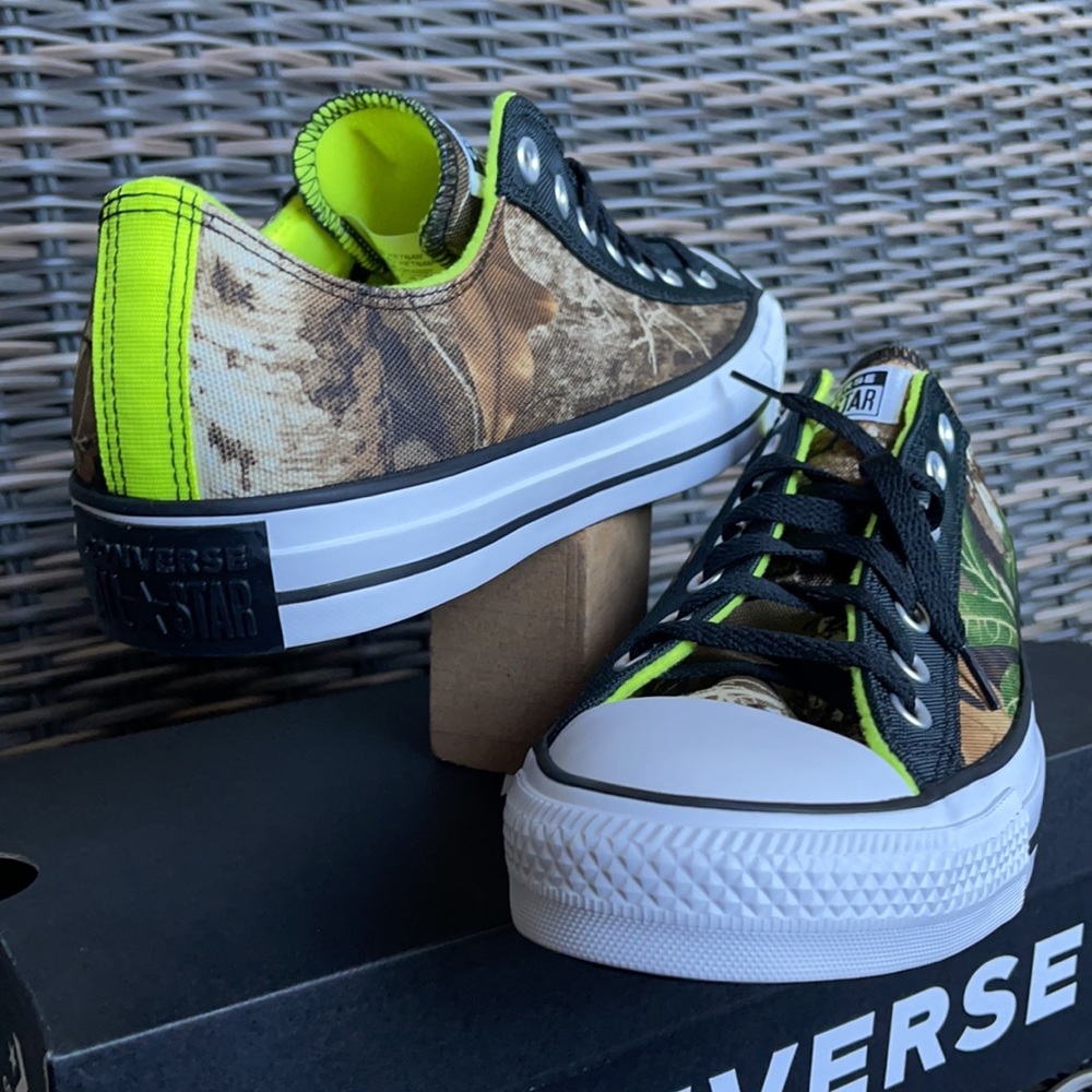 Converse Ctas OX Black/Multi/White MENS - Picture 10 of 16